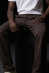 Erkek Relaxed Kahve Baggy Pantolon