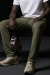 Erkek Relaxed Haki Baggy Pantolon