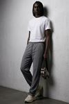 Erkek Relaxed Antrasit Baggy Pantolon