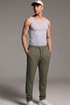 Erkek Esnek Casual Haki Baggy Pantolon