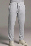 Erkek Esnek Casual Açık Gri Baggy Pantolon