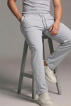Erkek Esnek Casual Açık Gri Baggy Pantolon