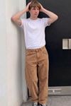 Erkek Bol Paça Kiremit Baggy Pantolon