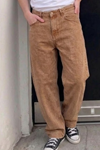 Erkek Bol Paça Kiremit Baggy Pantolon