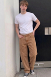 Erkek Bol Paça Kiremit Baggy Pantolon