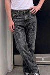 Erkek Bol Paça Füme Baggy Pantolon