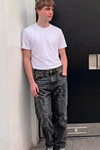 Erkek Bol Paça Füme Baggy Pantolon