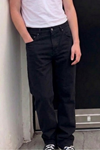 Erkek Bol Paça Siyah Baggy Pantolon