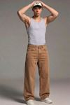 Erkek Relaxed Fit  5 Cepli Kiremit Kot Pantolon