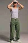 Erkek Relaxed Fit  5 Cepli Haki Kot Pantolon