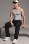 Erkek Relaxed Fit  5 Cepli Siyah Kot Pantolon