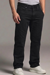 Erkek Relaxed Fit  5 Cepli Siyah Kot Pantolon