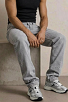 Erkek Yüksek Bel Comfort Gri Kot Pantolon