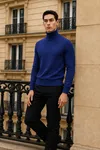 Erkek Uzun Premium Comfort K.Lacivert Kazak