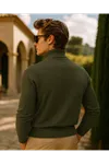 Erkek Kışlık Slim Fit Haki Kazak