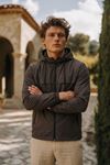 Erkek Trend Casual Astarlı Kahve Yağmurluk & Rüzgarlık