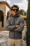Erkek Trend Casual Astarlı K.Gri Yağmurluk & Rüzgarlık