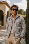 Erkek Trend Casual Astarlı A.Gri Yağmurluk & Rüzgarlık