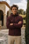 Erkek Trend Casual Astarlı Bordo Yağmurluk & Rüzgarlık