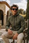 Erkek Trend Casual Astarlı Haki Yağmurluk & Rüzgarlık