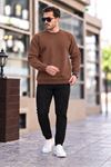 Erkek Oversize Üç İplik Kompakt Pamuklu Sweatshirt
