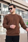 Erkek Oversize Üç İplik Kompakt Pamuklu Sweatshirt