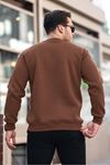 Erkek Oversize Üç İplik Kompakt Pamuklu Sweatshirt
