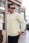 Erkek Oversize Üç İplik Kompakt Pamuklu Sweatshirt