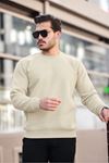 Erkek Oversize Üç İplik Kompakt Pamuklu Sweatshirt