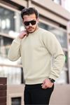 Erkek Oversize Üç İplik Kompakt Pamuklu Sweatshirt