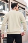Erkek Oversize Üç İplik Kompakt Pamuklu Sweatshirt