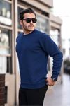 Erkek Oversize Üç İplik Kompakt Pamuklu Sweatshirt