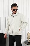 Erkek Mevsimlik Premium Taş Oversize Bomber Ceket