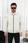 Erkek Mevsimlik Premium Taş Oversize Bomber Ceket