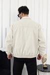 Erkek Mevsimlik Premium Taş Oversize Bomber Ceket